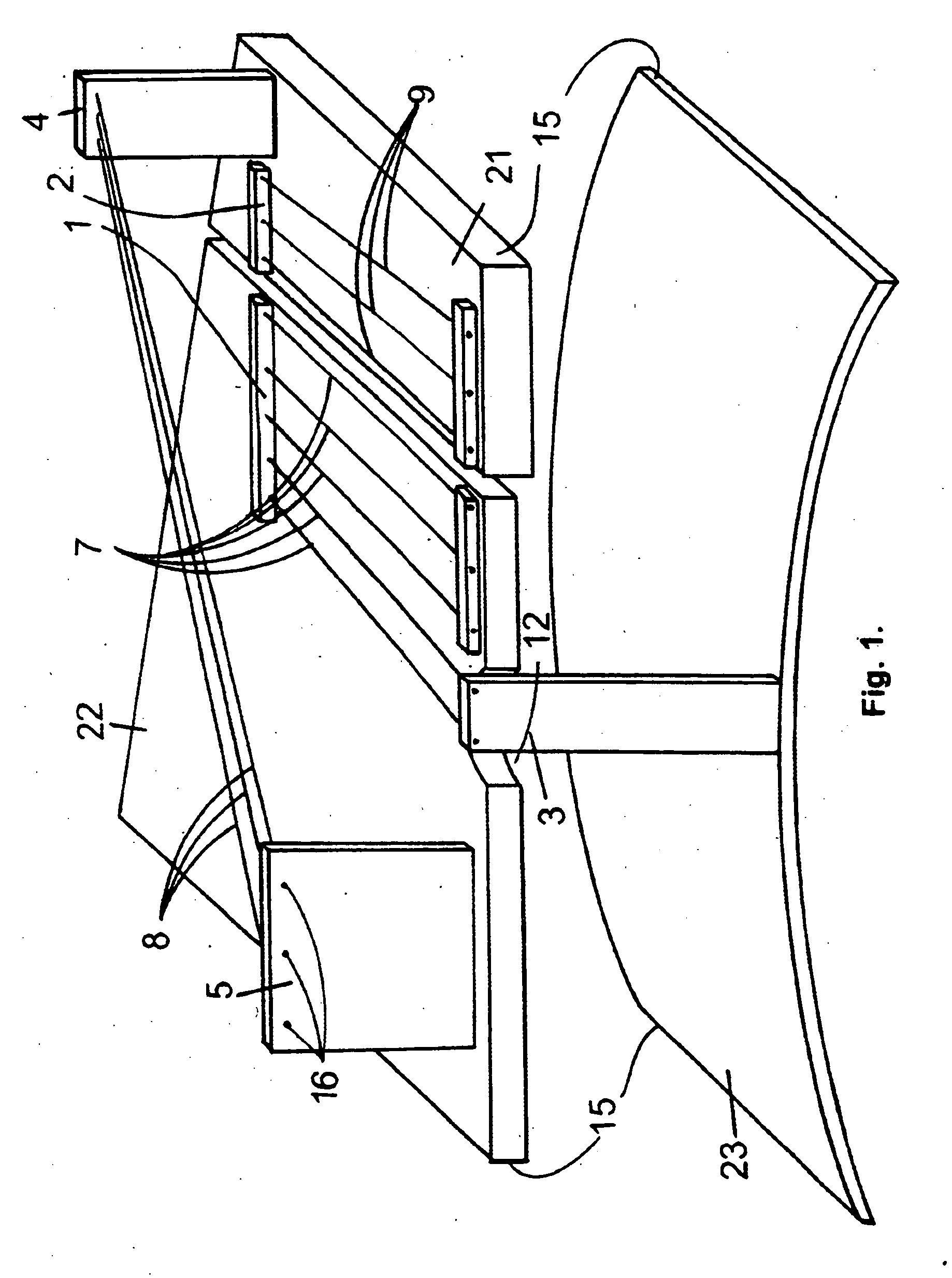 Stringed musical instrument with multiple bridge-soundboard units