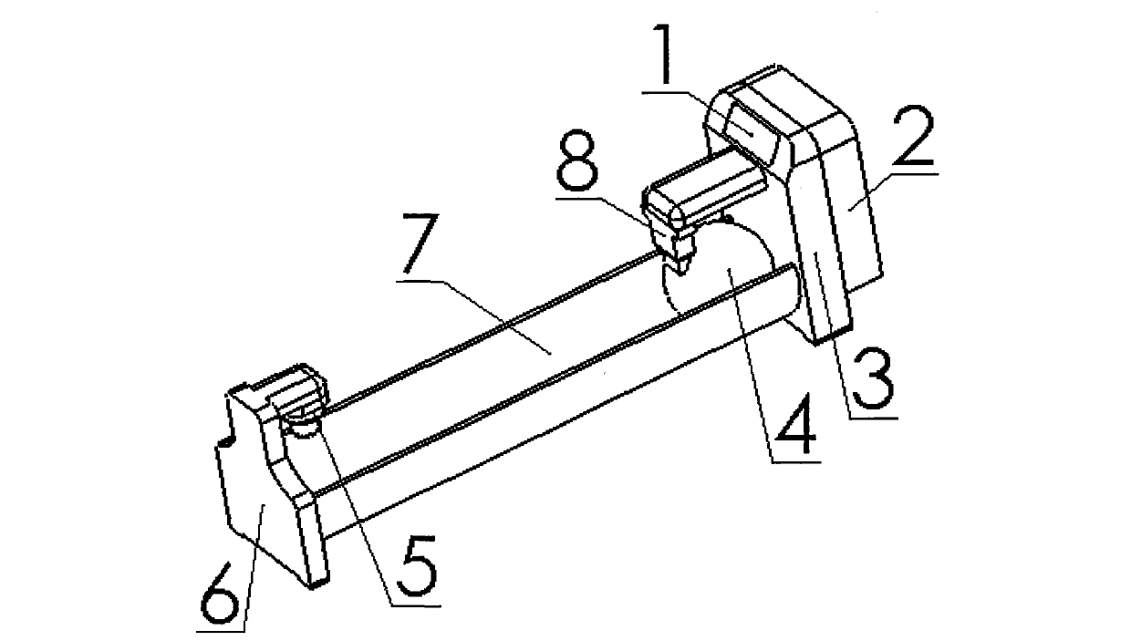 Steel ball free-rolling-down type electronic gradient measurer