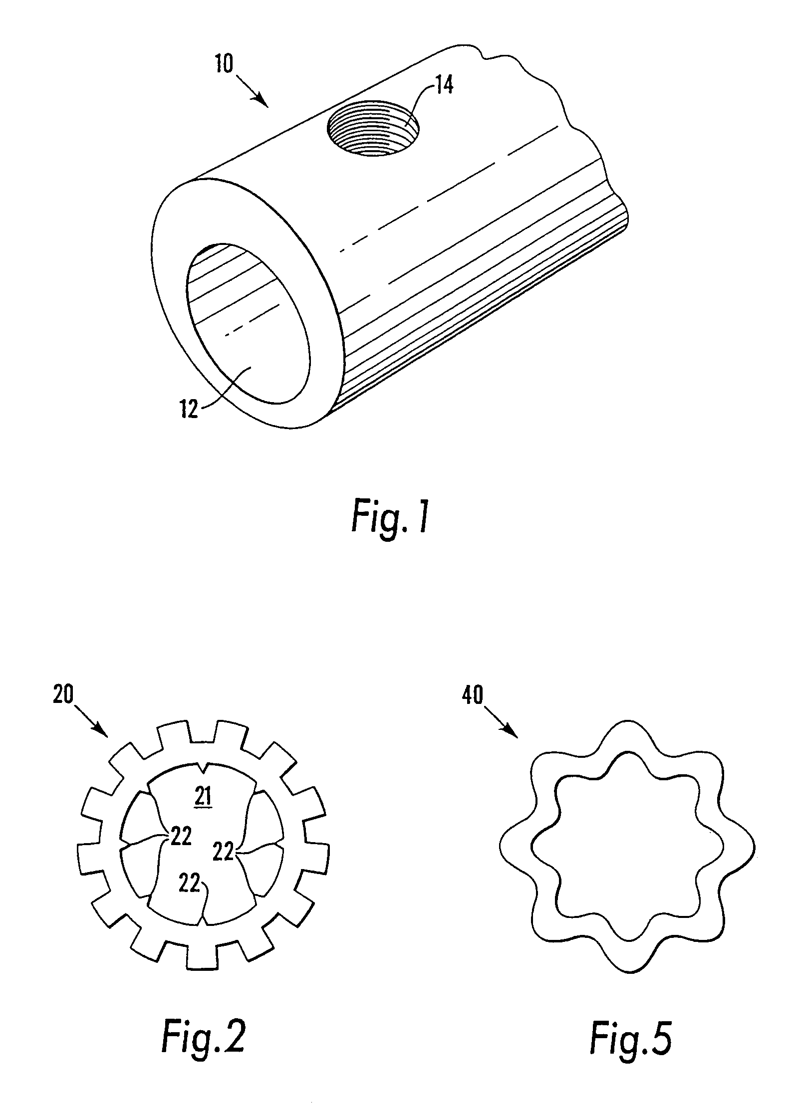 Electrical connector with deformable insert