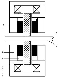 Permanent-magnet-biased axial magnetic bearing