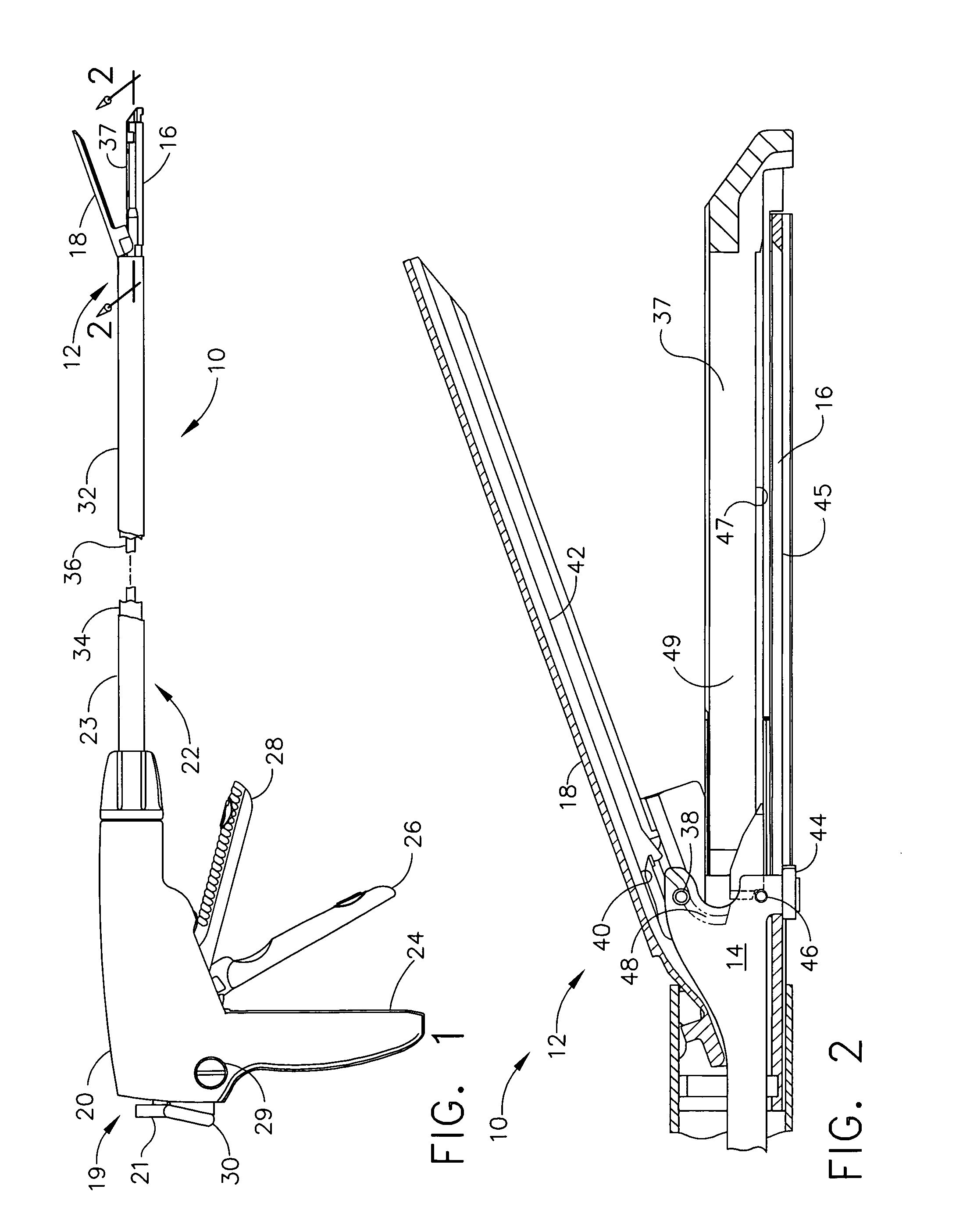 Surgical stapling instrument having preloaded firing assistance mechanism