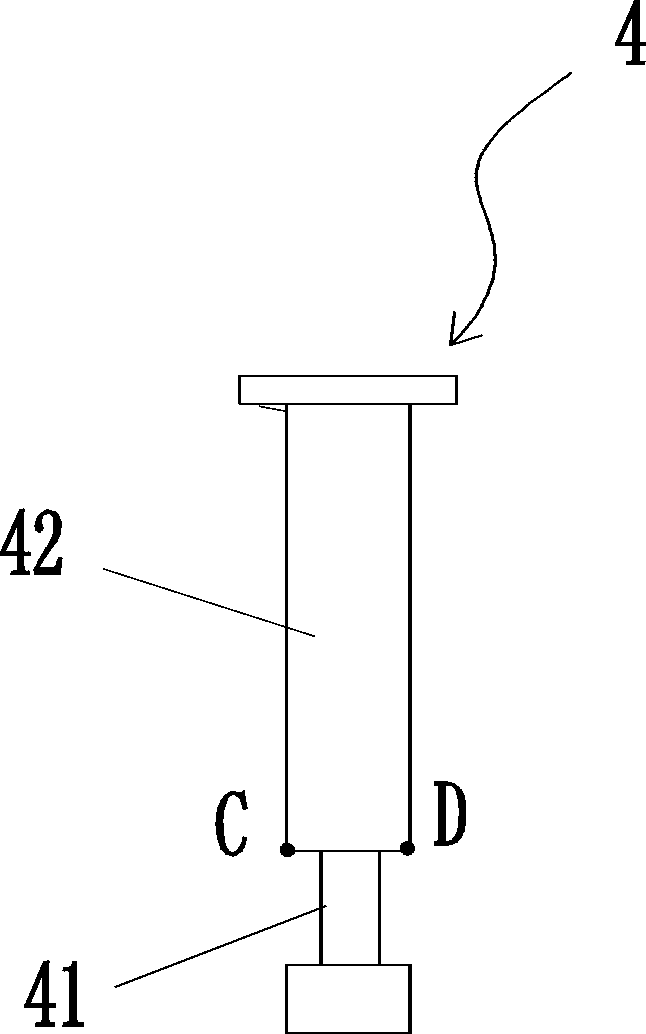 Ring main unit cable chamber door arcing-resistant installation structure