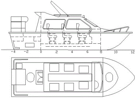 Line type of supervise boat