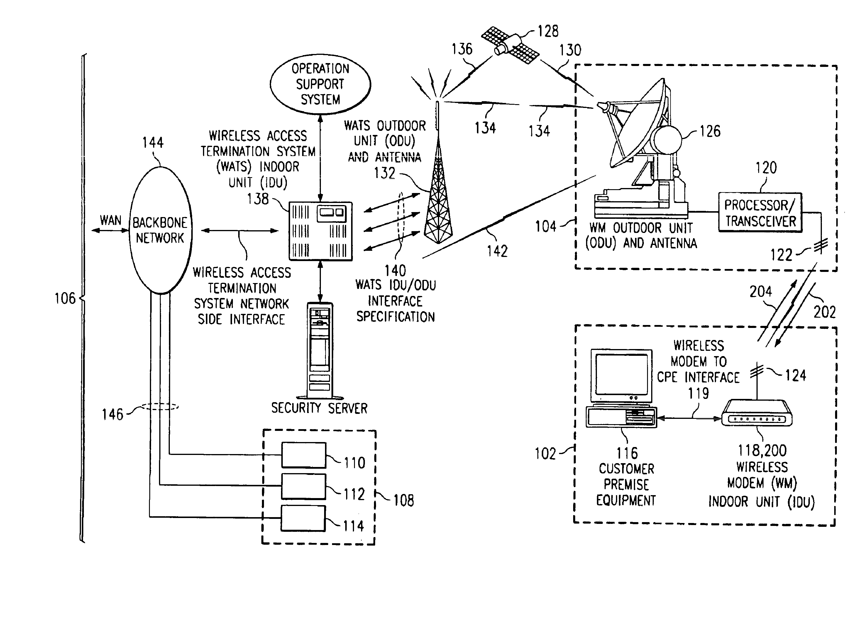 Method of and apparatus for implementing adaptive downstream modulation in a fixed wireless communication system