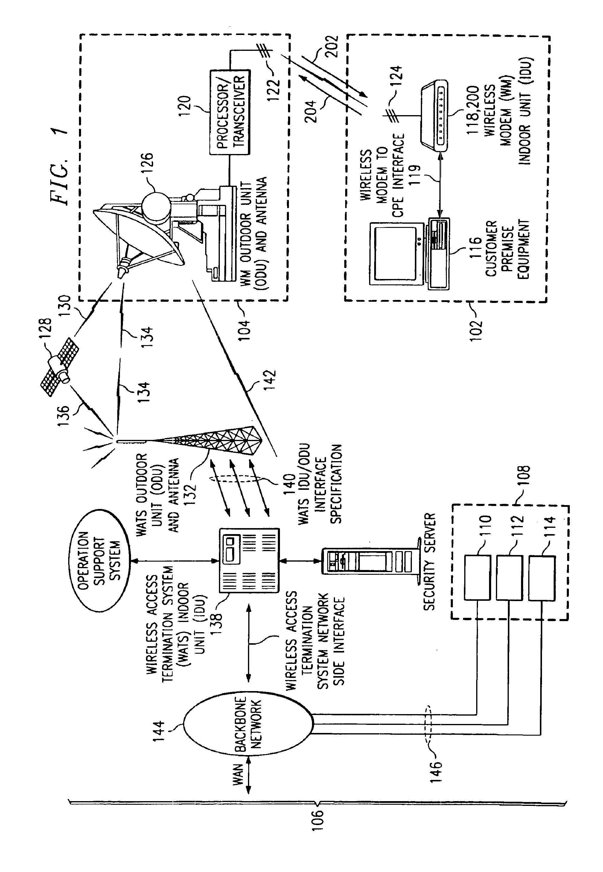 Method of and apparatus for implementing adaptive downstream modulation in a fixed wireless communication system