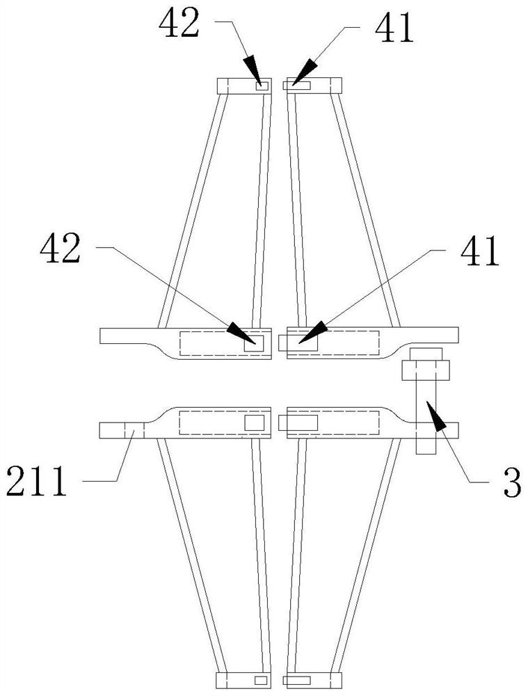 Flowmeter flange dismounting device and using method