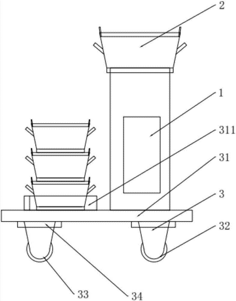 Chemical garbage sorting device