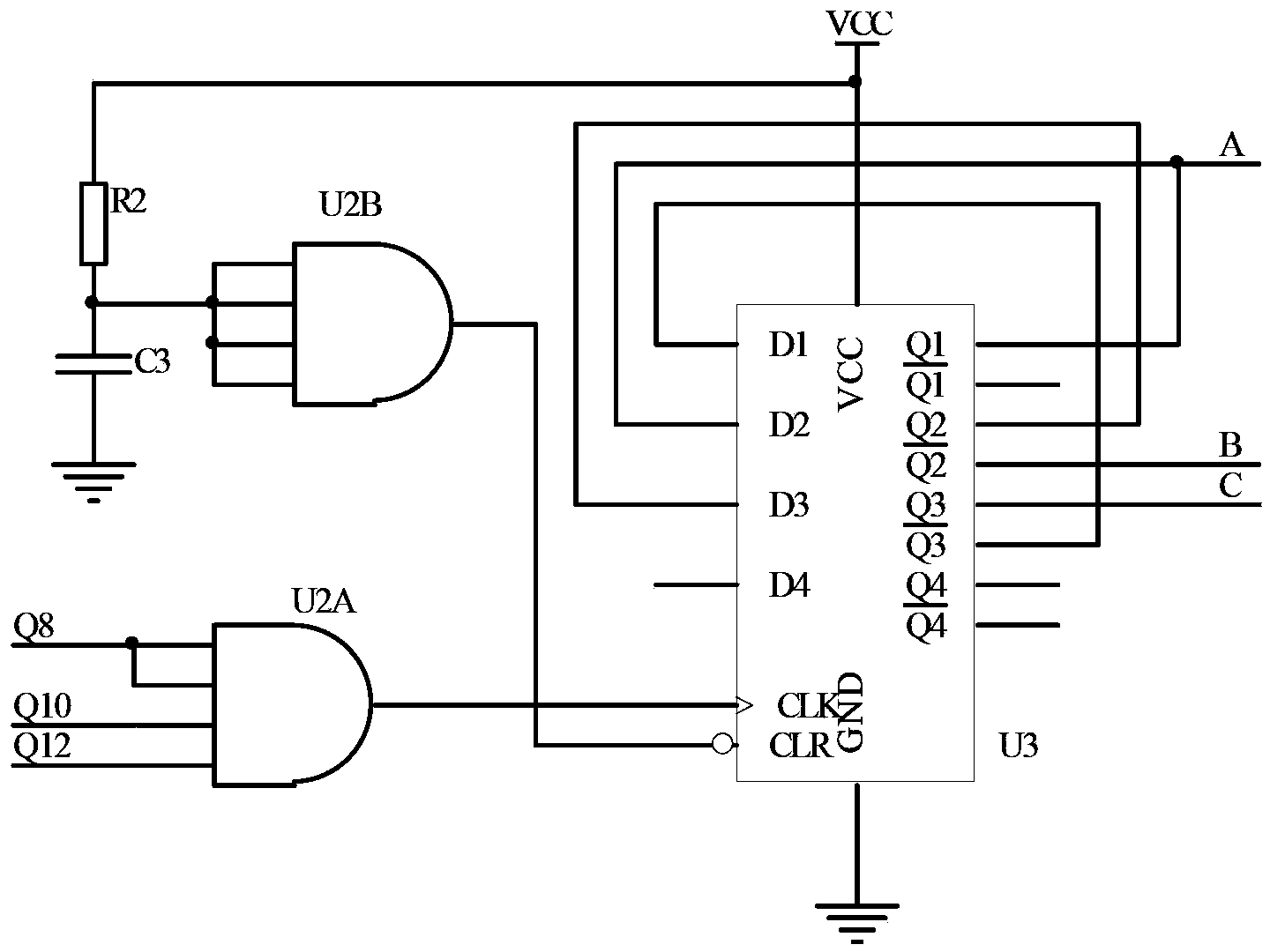 Gyroscope power supply