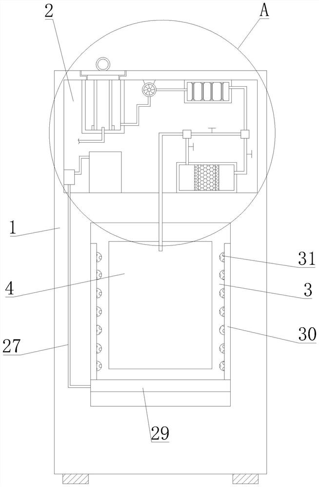 Air outlet structure of air conditioning equipment