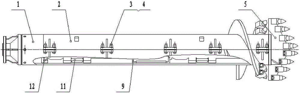 Mud gun focus drilling rig and combined excitation method for mud gun focus