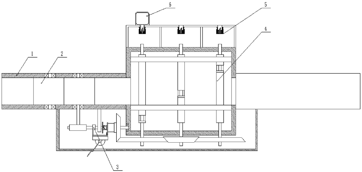 Wastewater collection and connection fixation device and method for wine brewing wastewater sampling