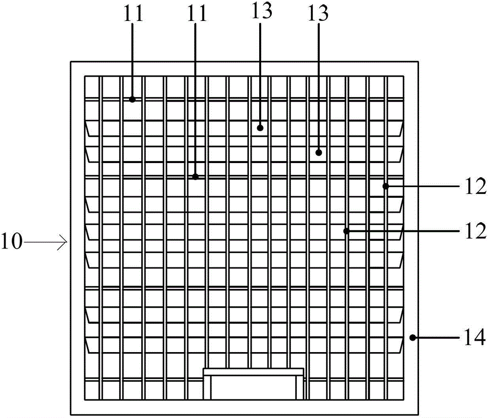 Load bearing grid plate and preparation method thereof as well as auxiliary refrigeration floor module