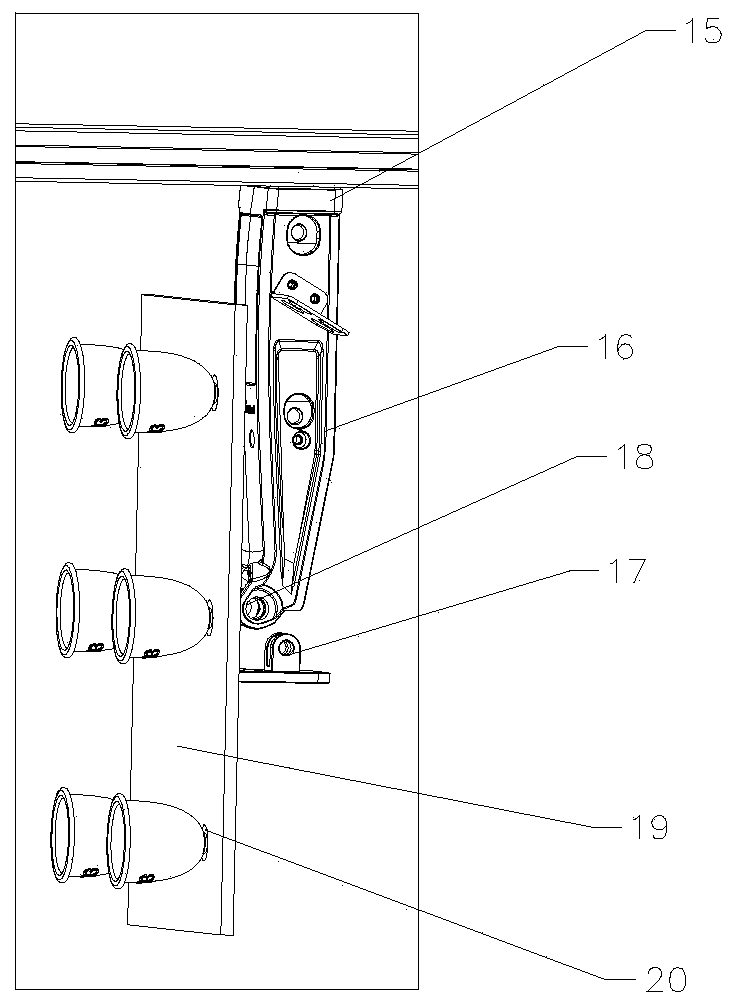 Full-automatic receiving and feeding mechanism