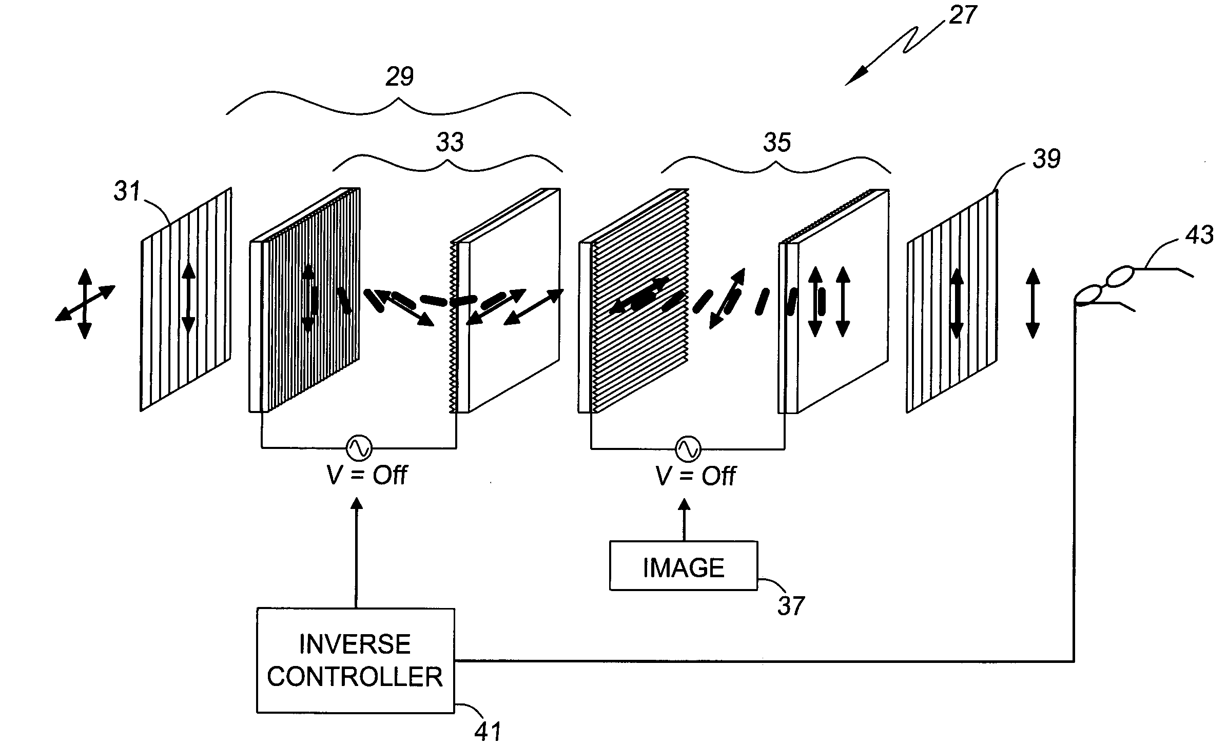 LCD-based confidential viewing apparatus utilizing auto-inversion masking