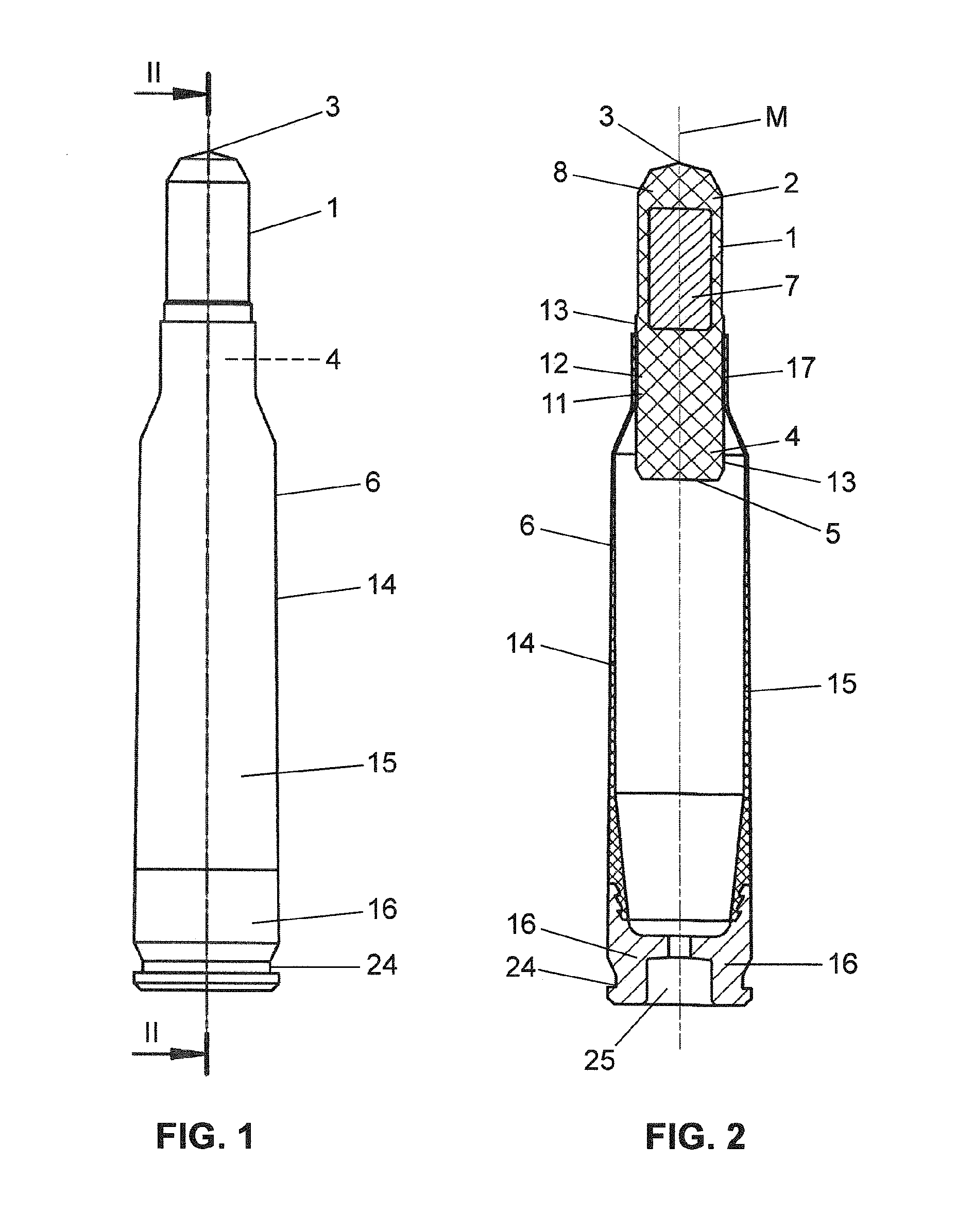 Training Projectile and Training Cartridge