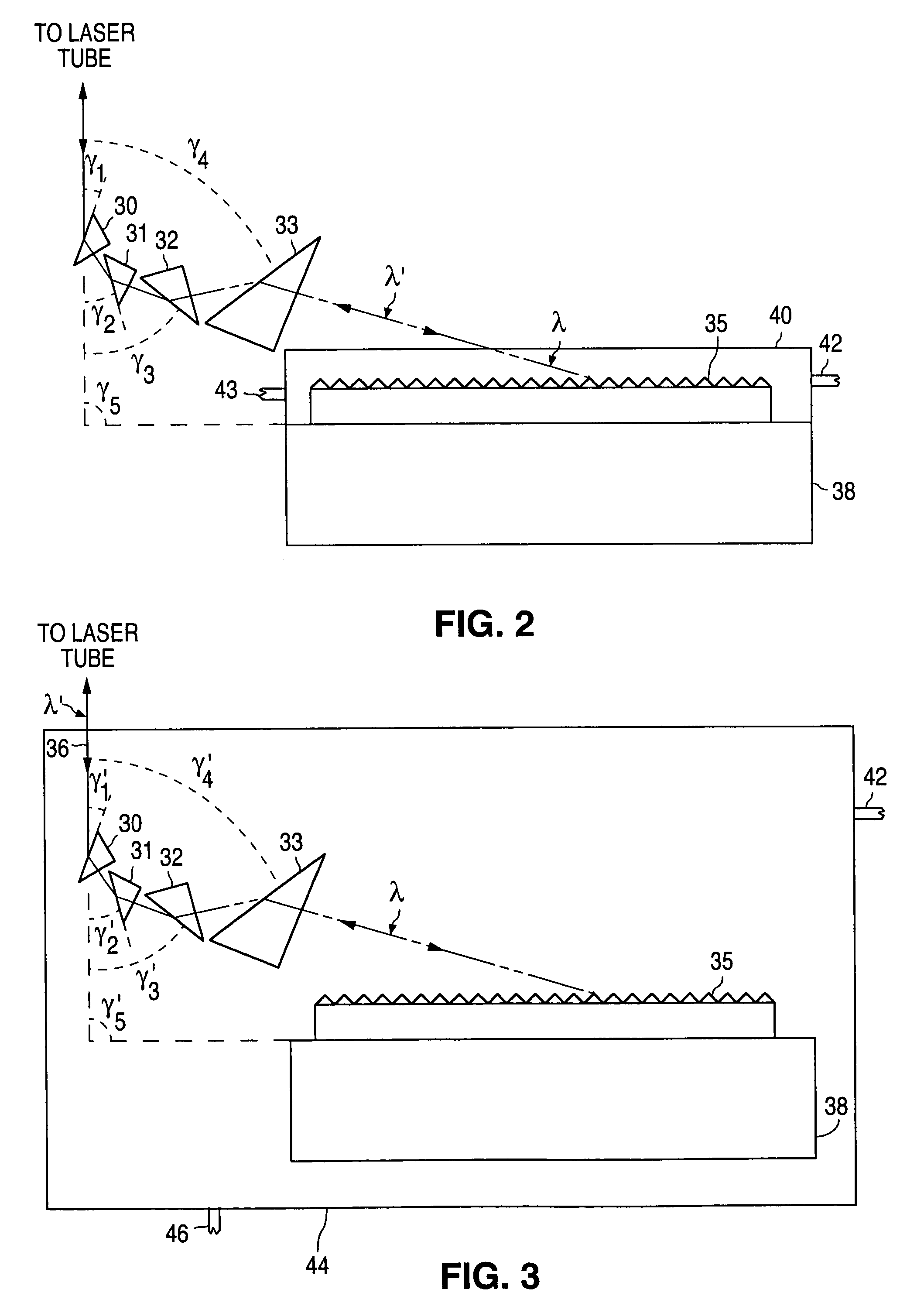 Tunable laser with stabilized grating