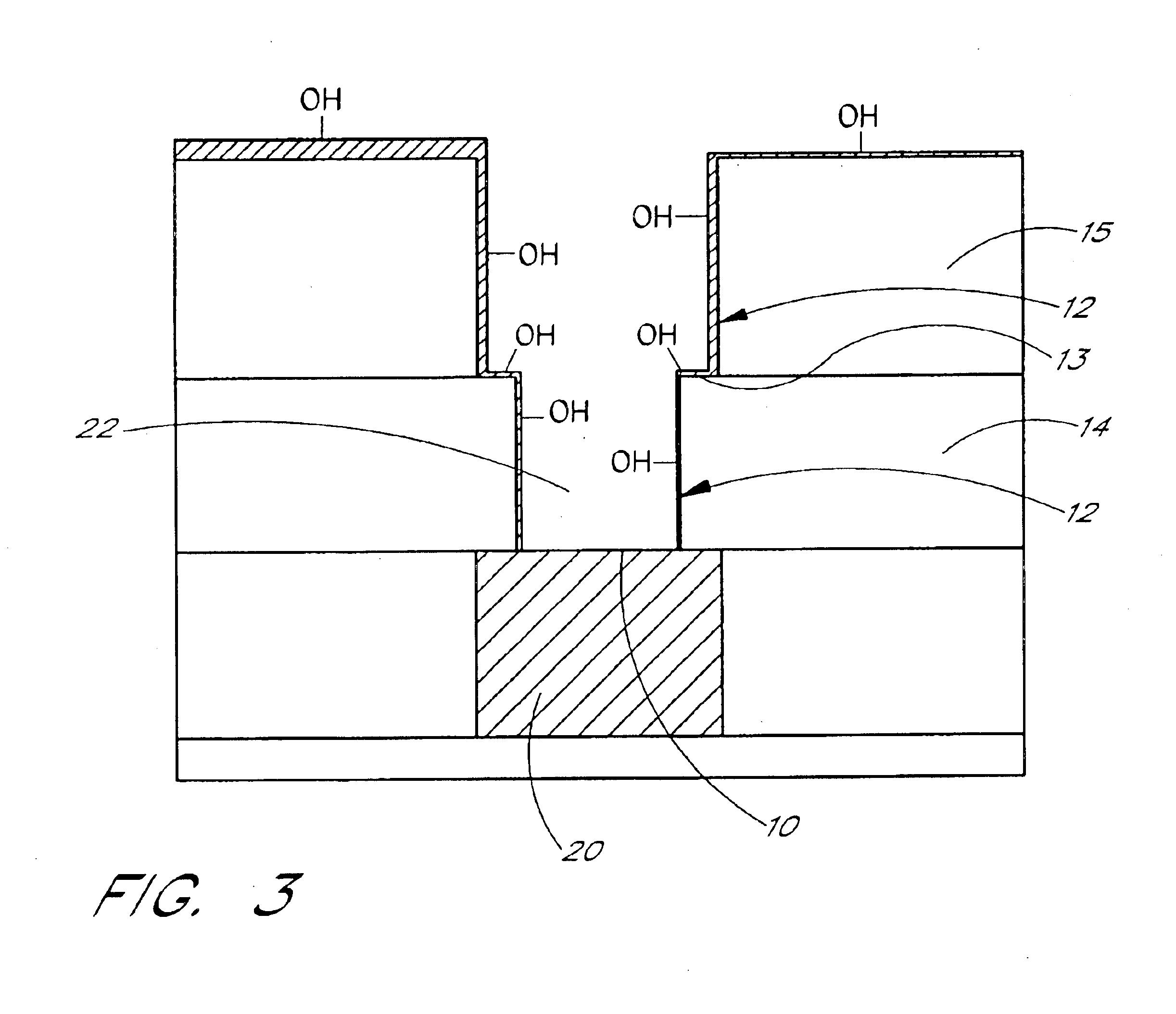 Method for bottomless deposition of barrier layers in integrated circuit metallization schemes