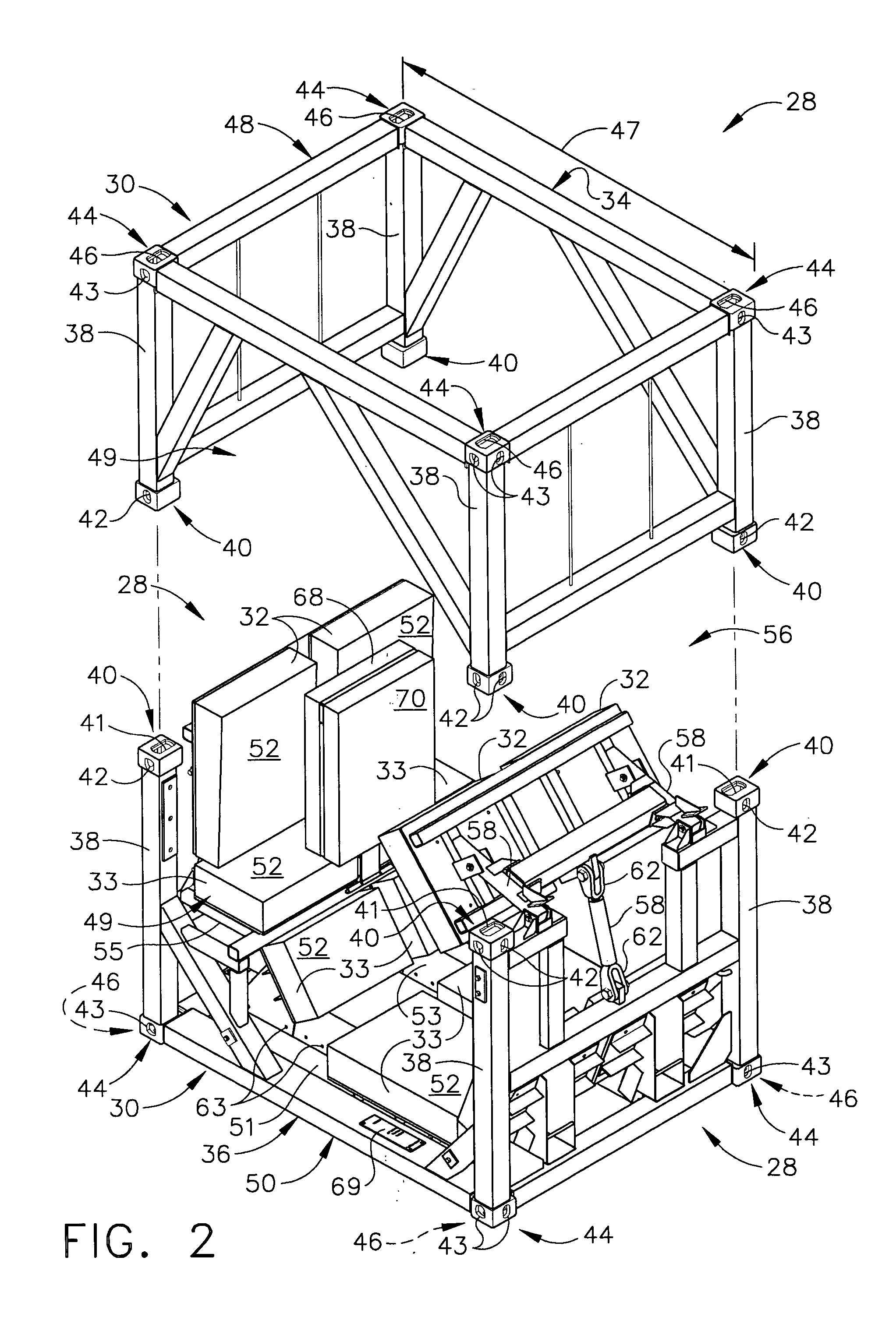 Method and apparatus for containing and/or transporting rotor blades