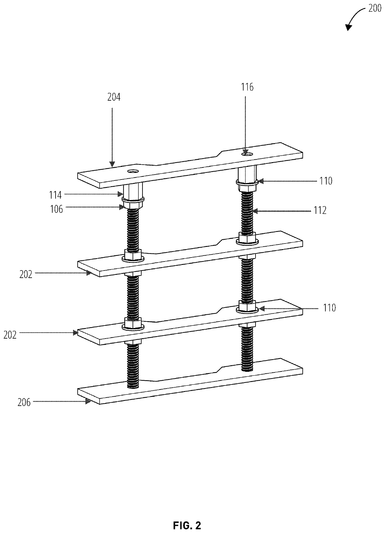 Pressure fit mounting kit