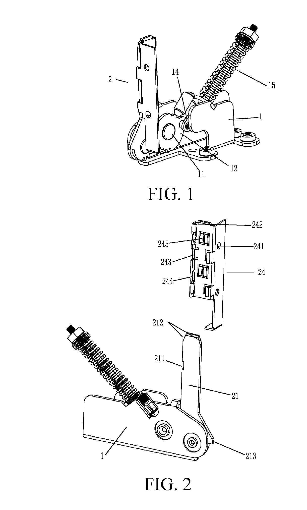 Gear structure spring hinge