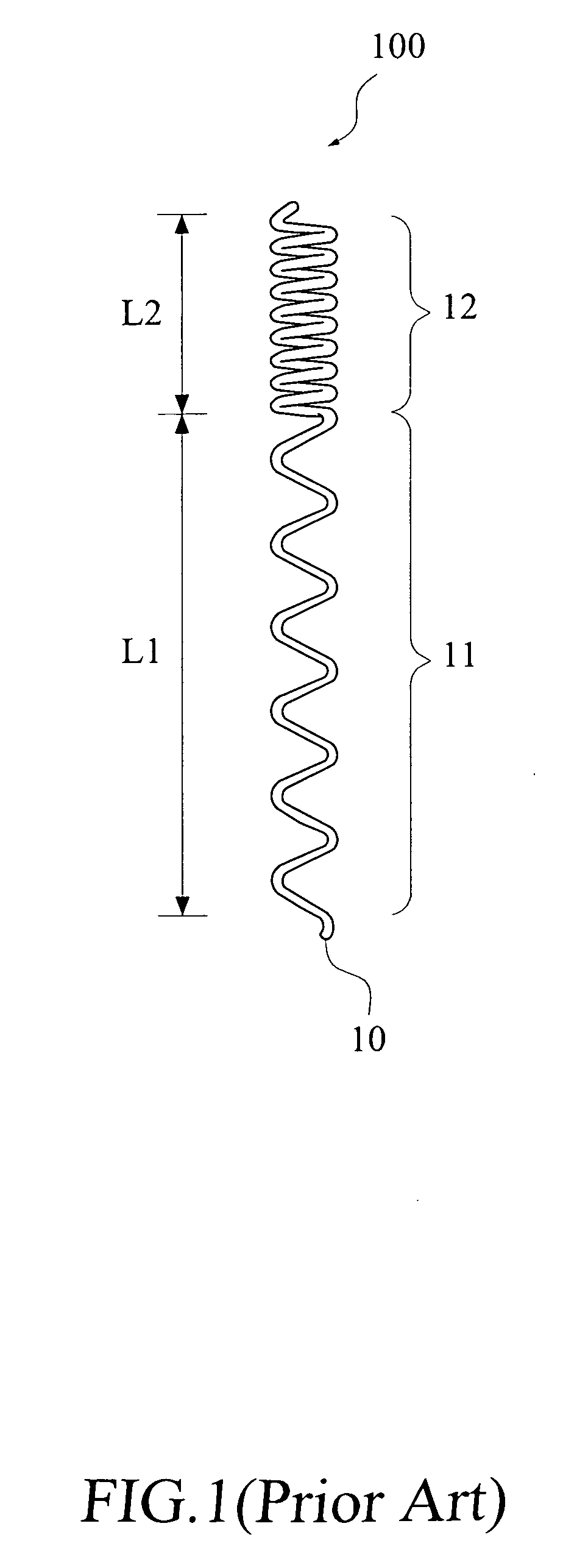 Dual band helical antenna with wide bandwidth