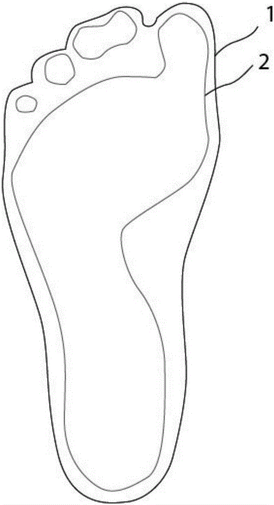Method and system for fabricating personalized decompression insole aiming at foot shape of diabetic