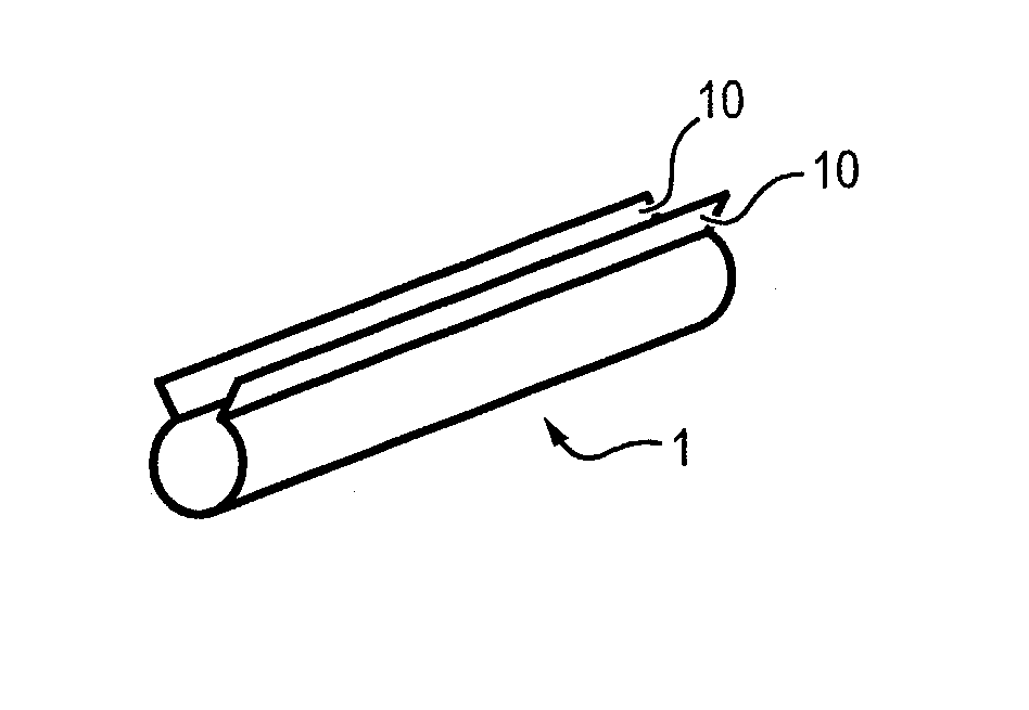 Blade for preparing an endothelial graft, and associated preparation method