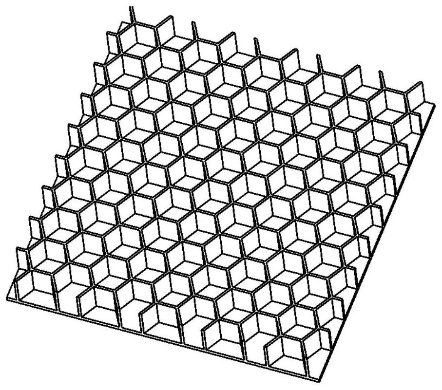 A method for preparing superalloy honeycomb insulation board based on injection molding