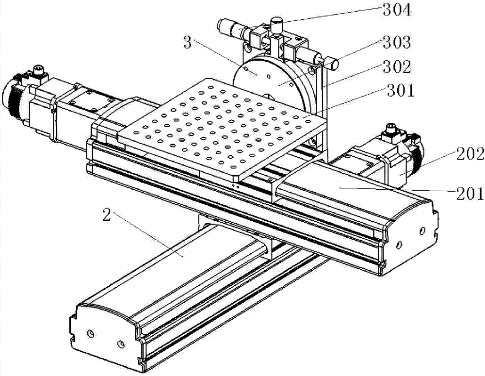 Bench-type laser precision washing device with dual-wavelength composite energy distribution
