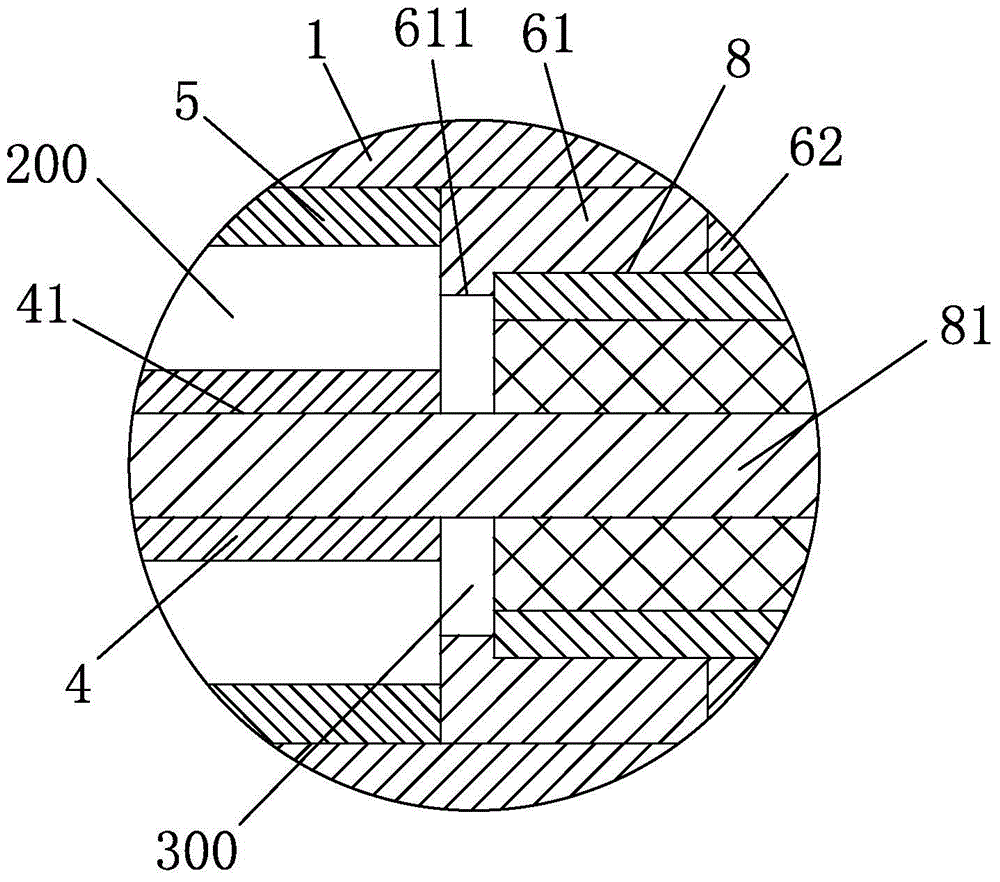 High-temperature-resistant non-welded type radio-frequency coaxial cable connector