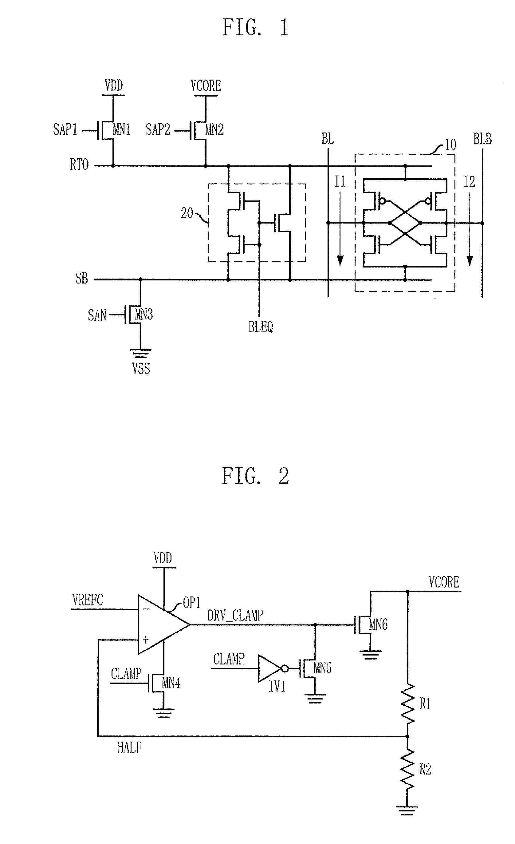 Core voltage discharge driver