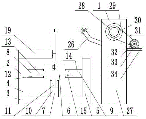 Take-up device for yarn cones