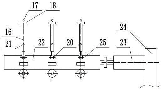 Take-up device for yarn cones