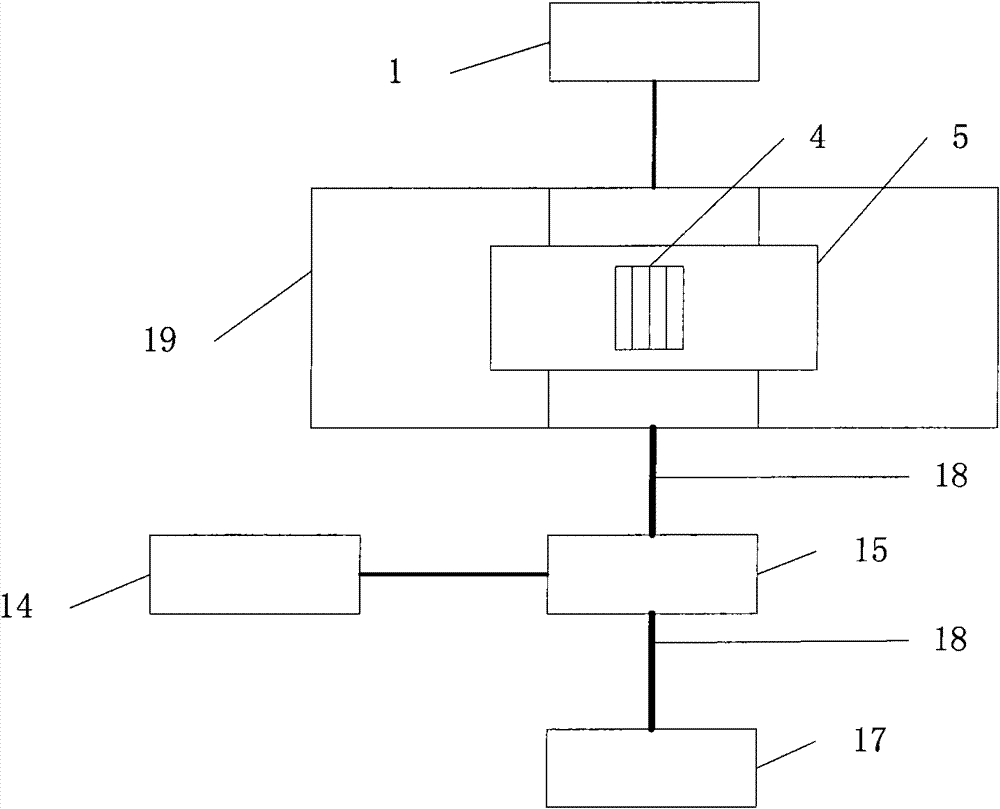 Method for detecting diffusion coefficient of coal bed gas in coal matrix