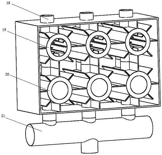 System for recovering water vapor in smoke and heat by membrane method and heat exchange module