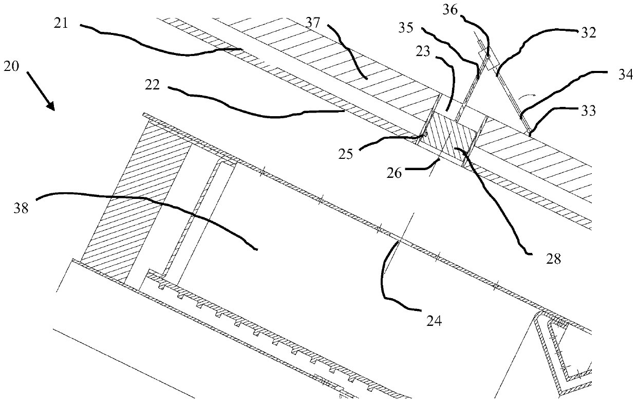 A liner assembly that regulates air flow in a combustion zone