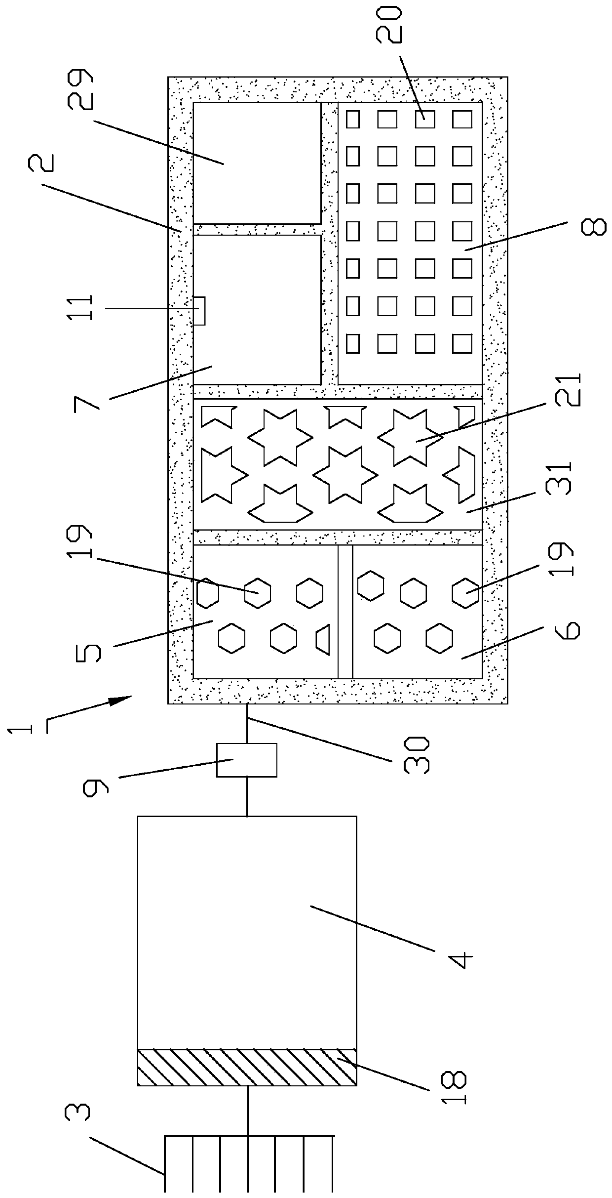 Intelligent MBBR and TFF combined sewage treatment device and treatment method
