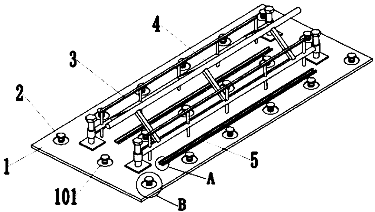 Steel bar truss floor slab structure