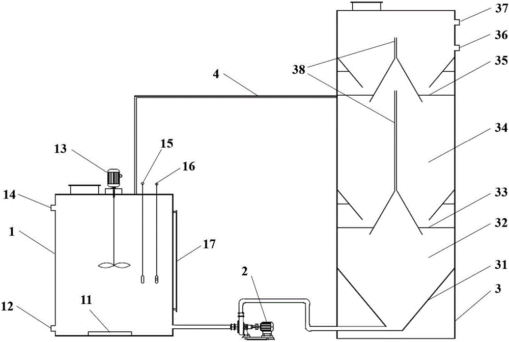 Device and method for producing biogas by distillers' grain fermentation
