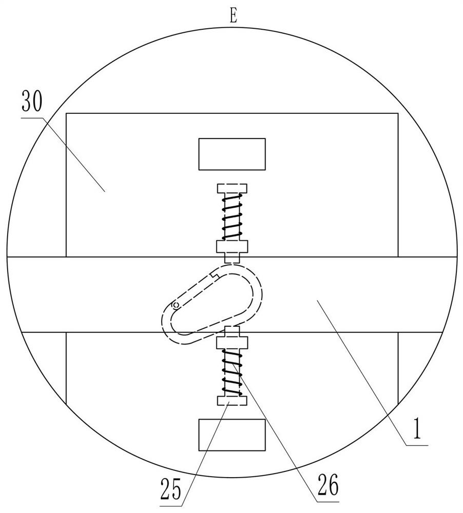 Subway tunnel irrigation rescue device