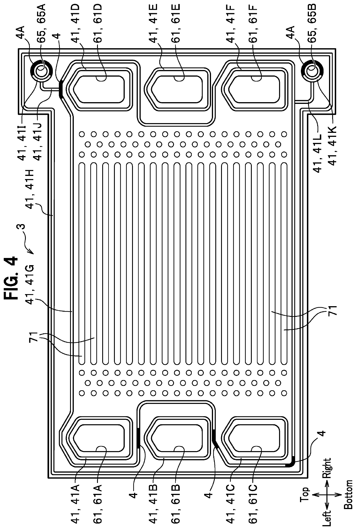 Separator assembly used for fuel cell