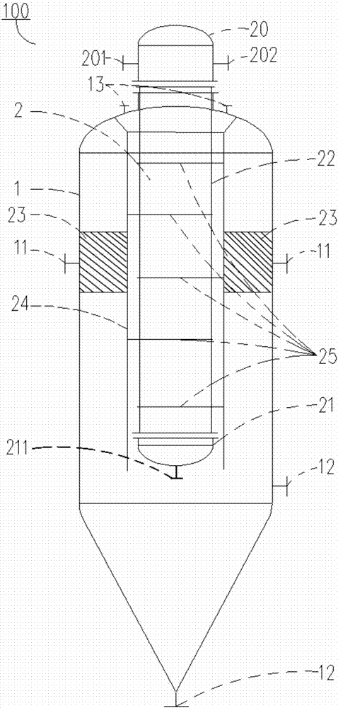 Vacuum flashing and cooling device