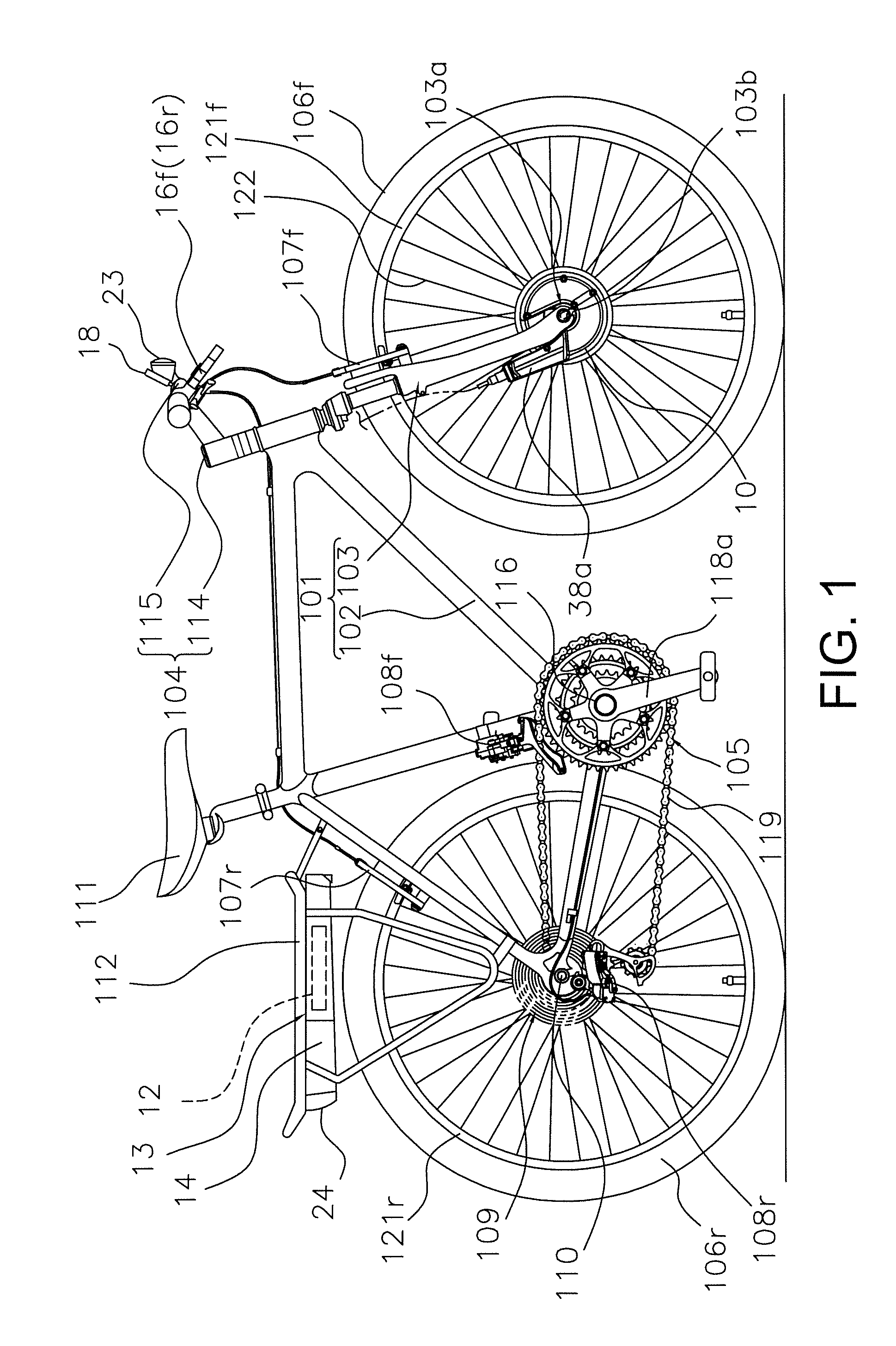 Auxiliary bicycle power supply system