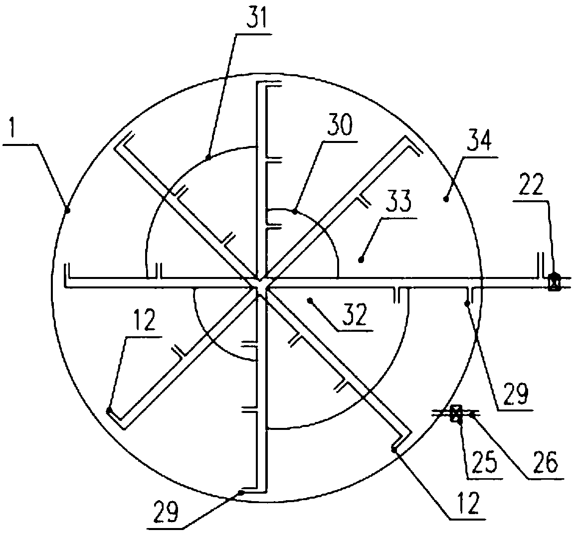 Denitrification aerobic granular sludge sequencing batch reactor and work method thereof