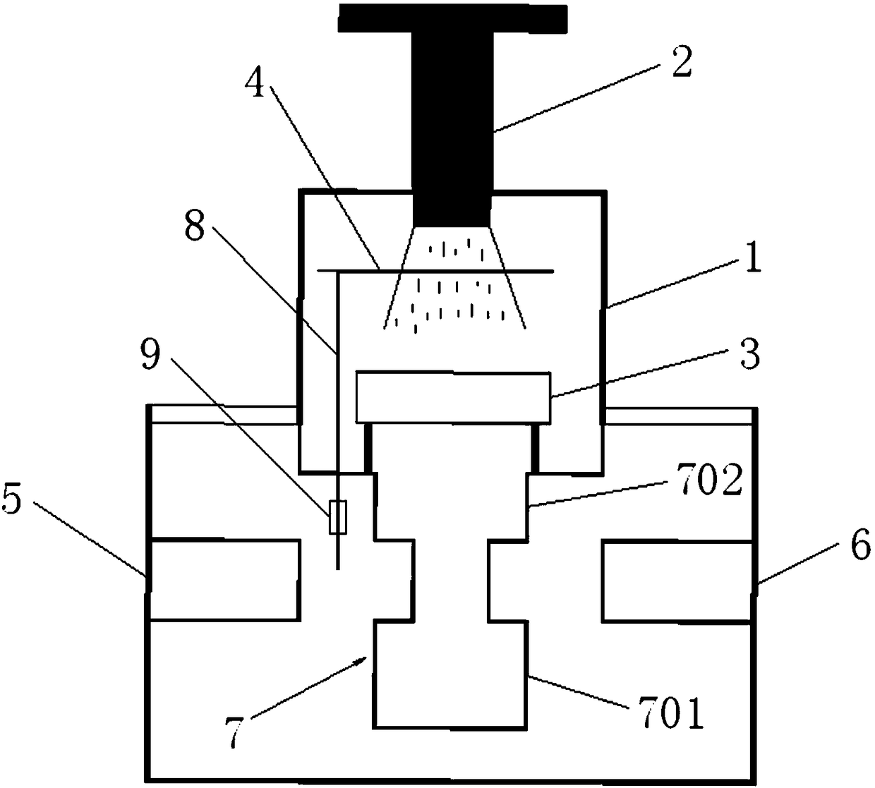 Small-dosage organic material purification method and equipment