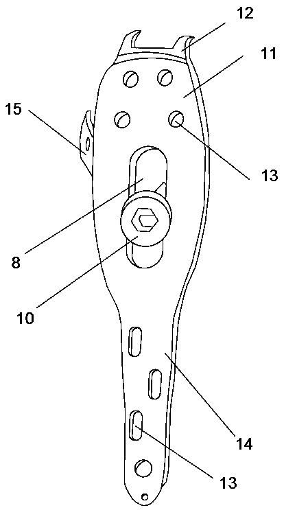 Auxiliary device for intramedullary fixation of femoral intertrochanteric fracture