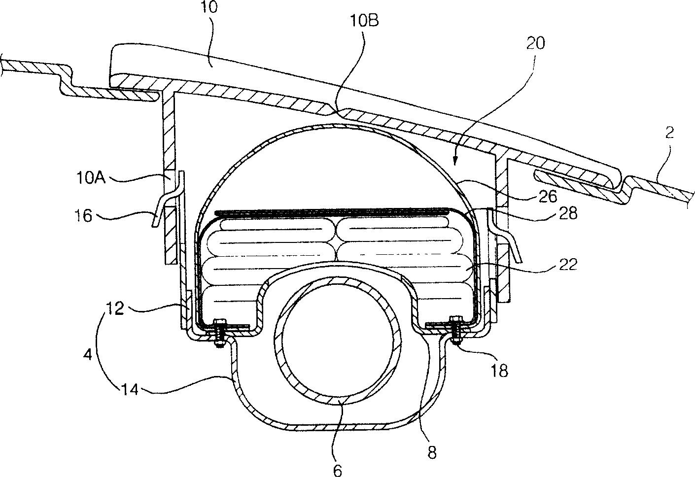 Cushion of air bag apparatus