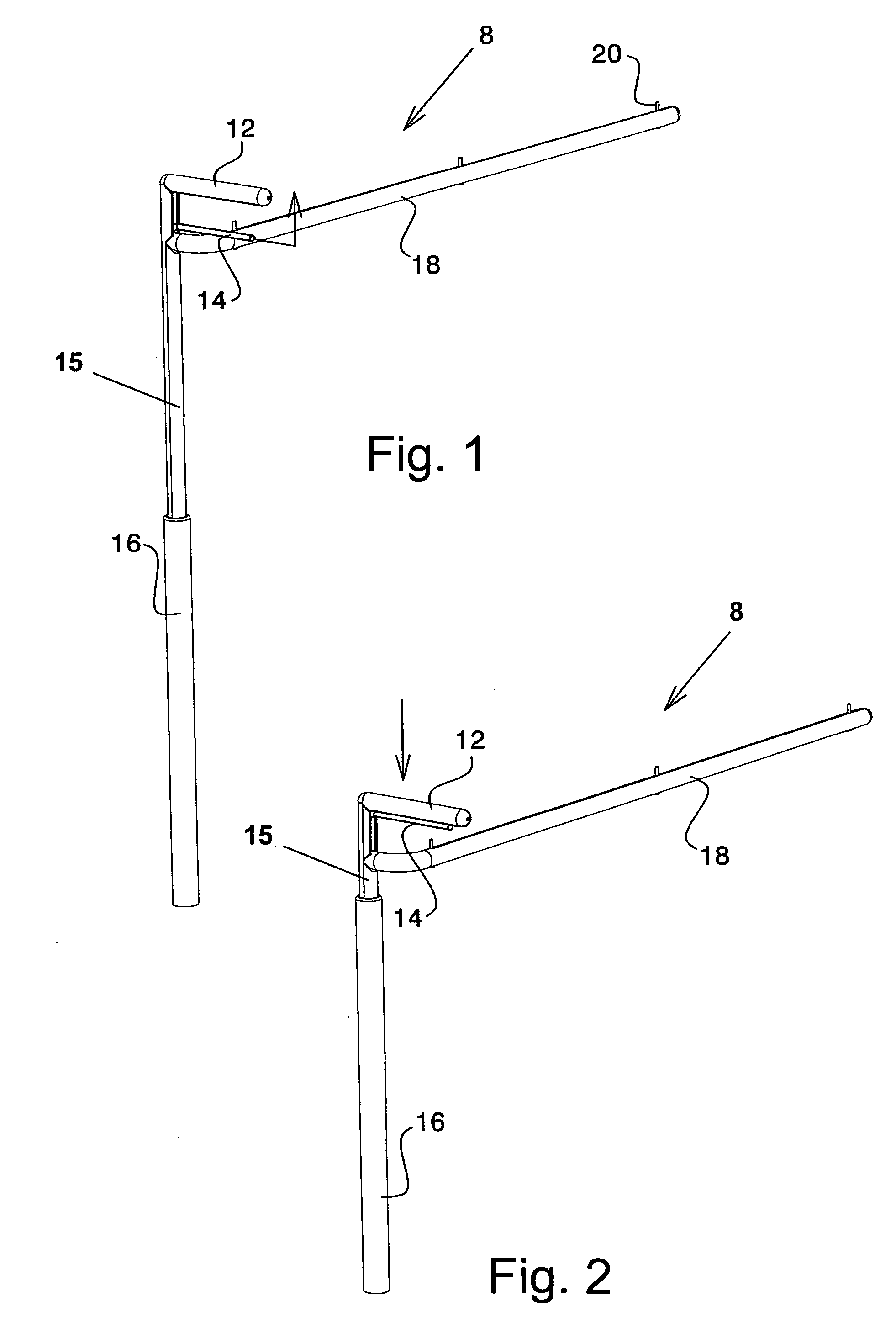 Continuously height adjustable baby mattress support and apparatus therfor