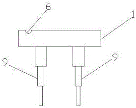 A transmission chain center distance adjustment device