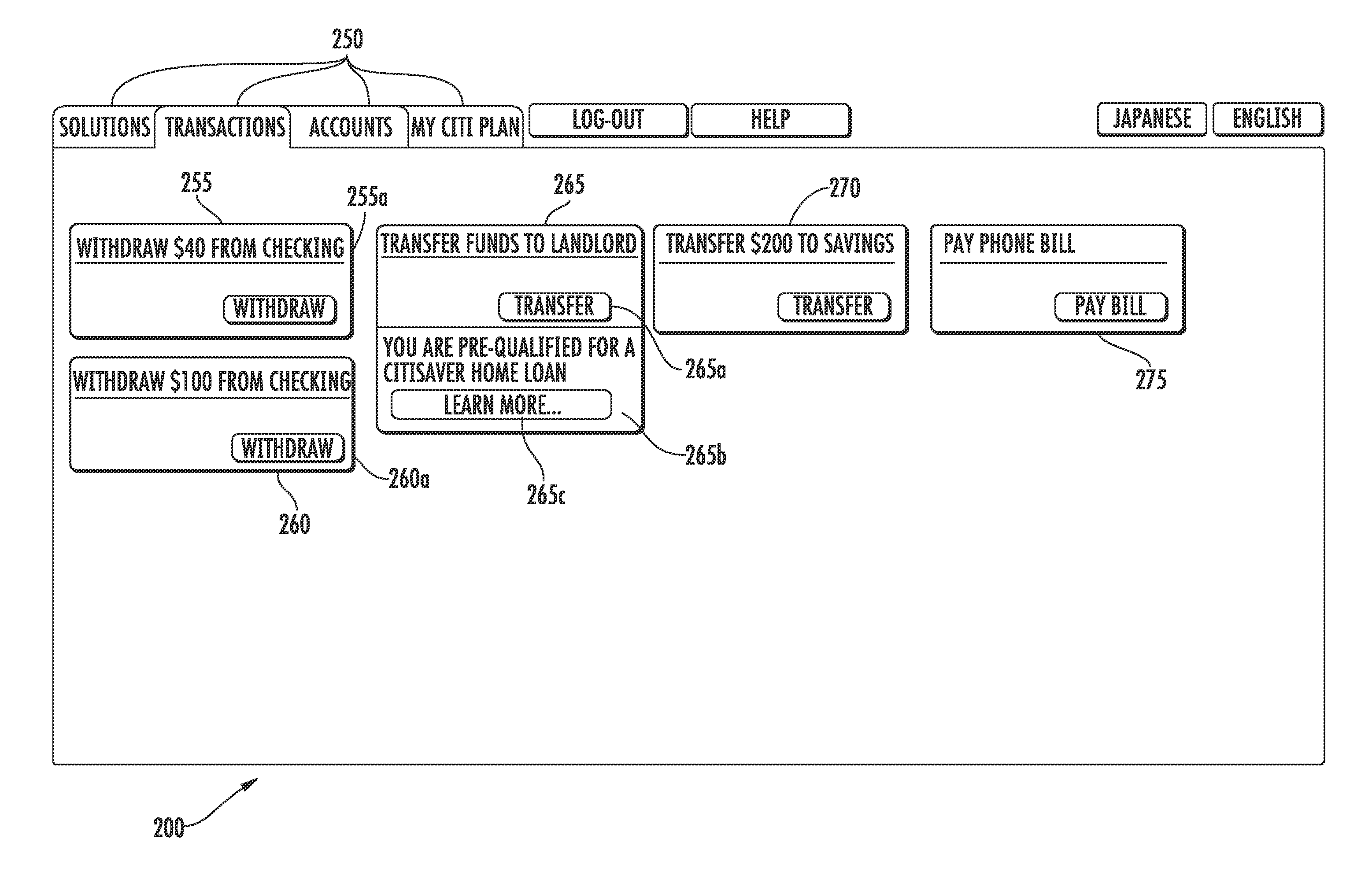 System and Method for Customizing Real-Time Applications On A User Interface